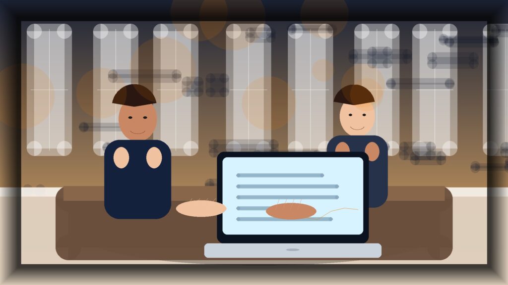 Imagem humanizada relacionada a Copywriting para sites