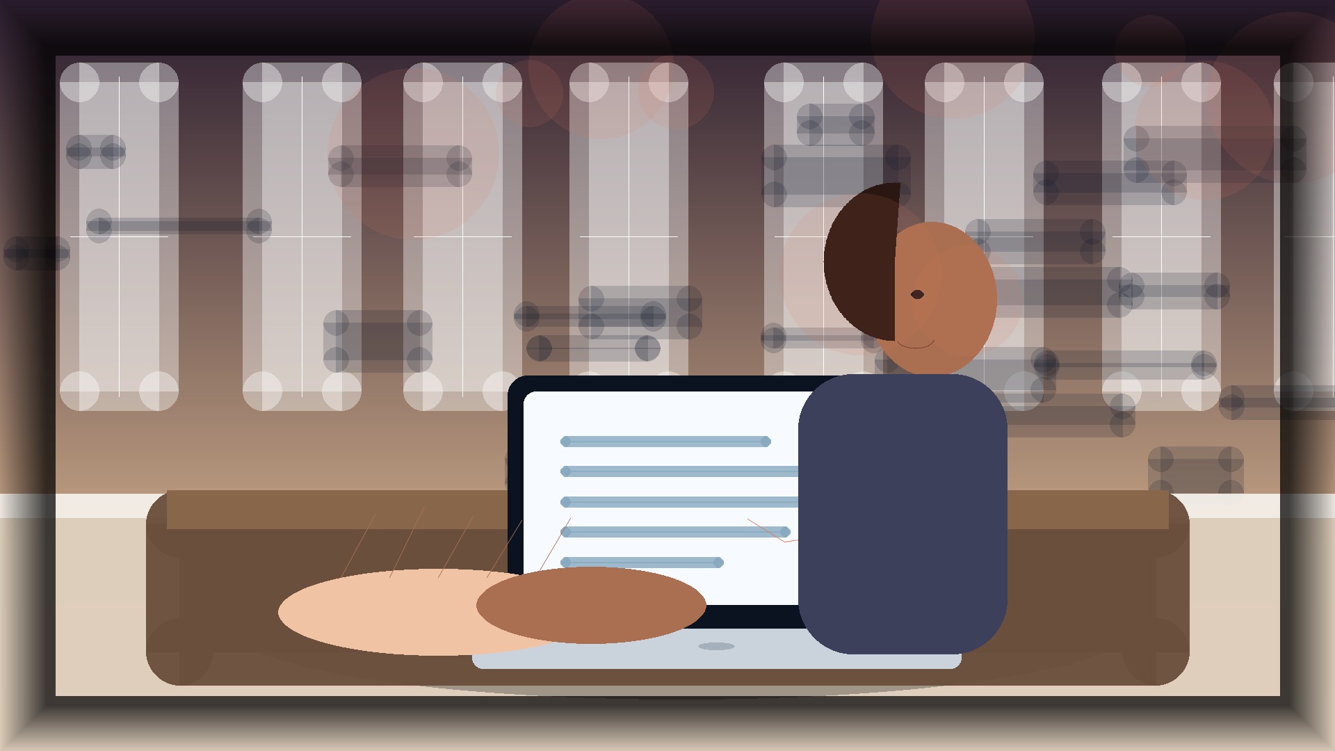Imagem humanizada relacionada a Domínios e configuração de sites