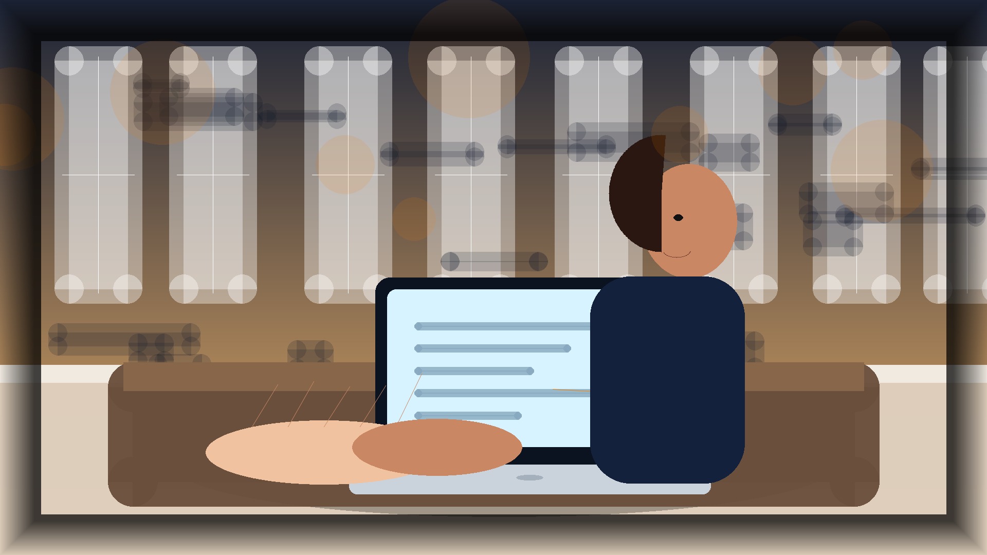 Imagem humanizada relacionada a Domínios e configuração de sites