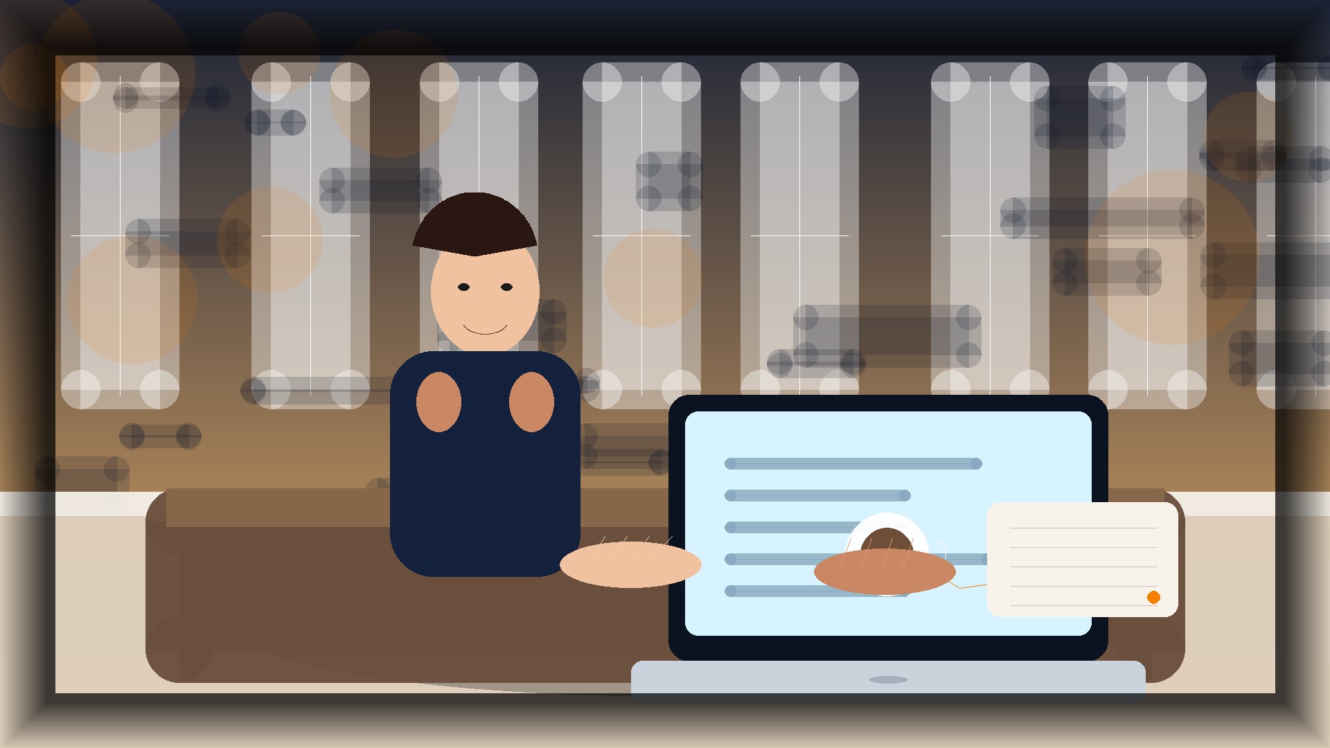 Imagem humanizada relacionada a Google Analytics