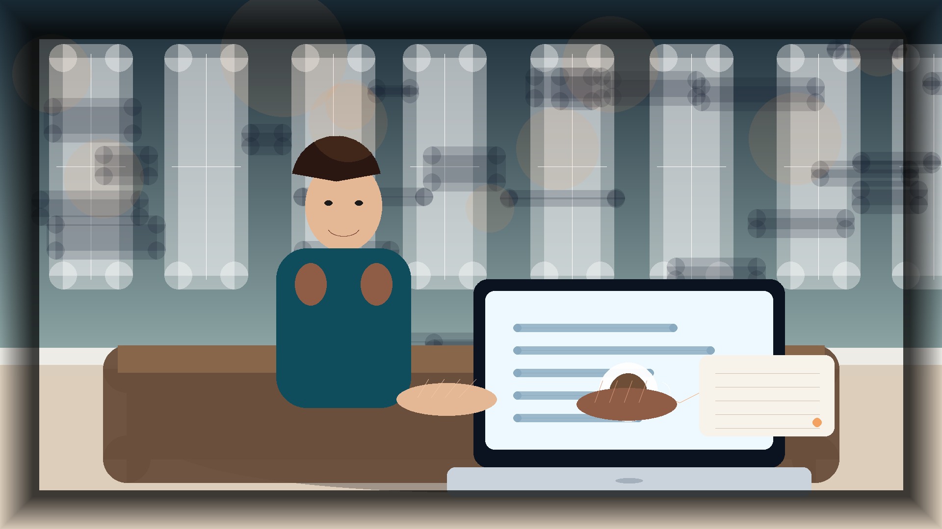 Imagem humanizada relacionada a Desenvolvimento de sites profissionais