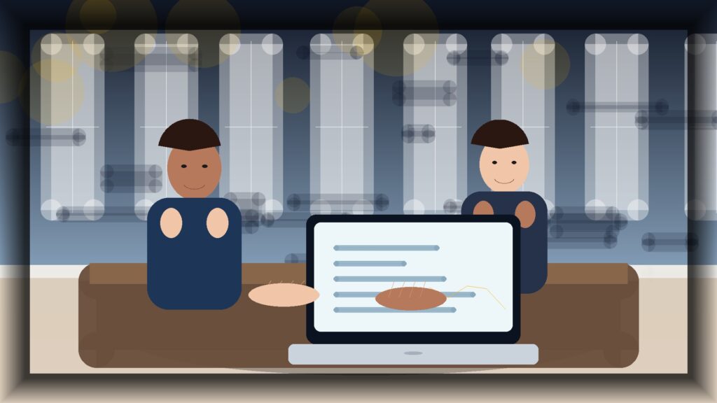 Imagem humanizada relacionada a Design de sites modernos