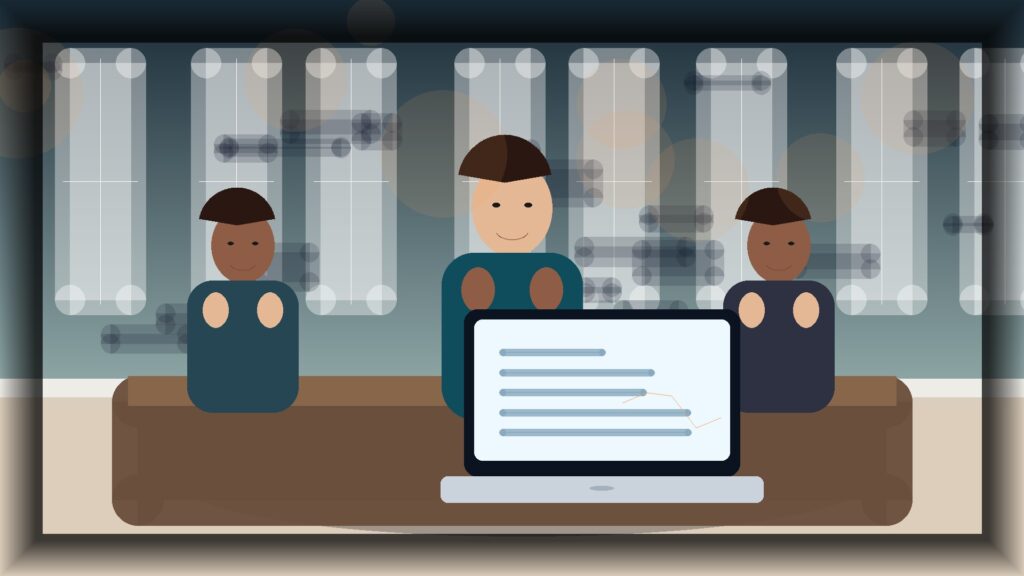 Imagem humanizada relacionada a Desenvolvimento de sites profissionais