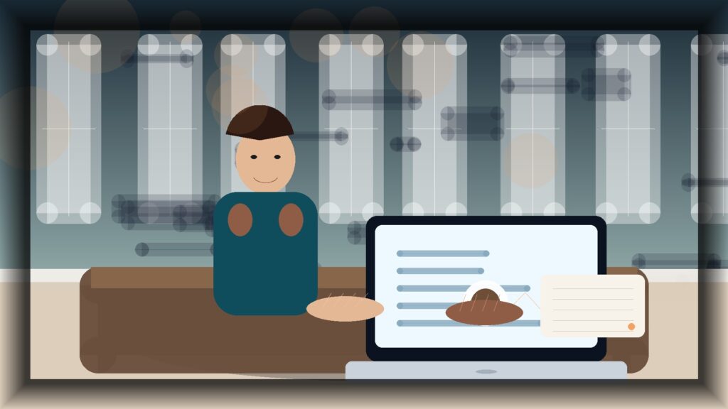 Imagem humanizada relacionada a Criação de conteúdo digital