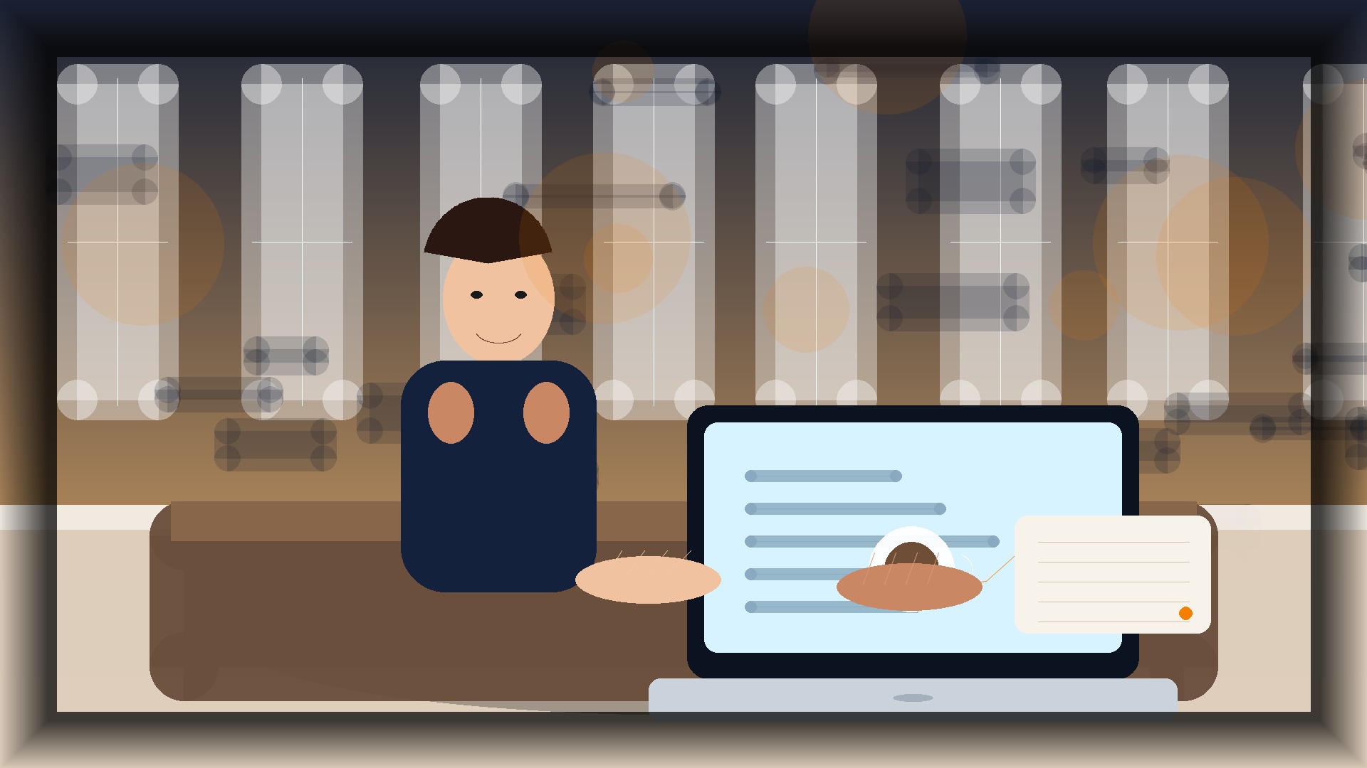 Imagem humanizada relacionada a Copywriting para sites