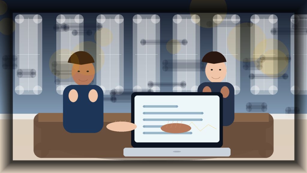 Imagem humanizada relacionada a Manutenção de sites