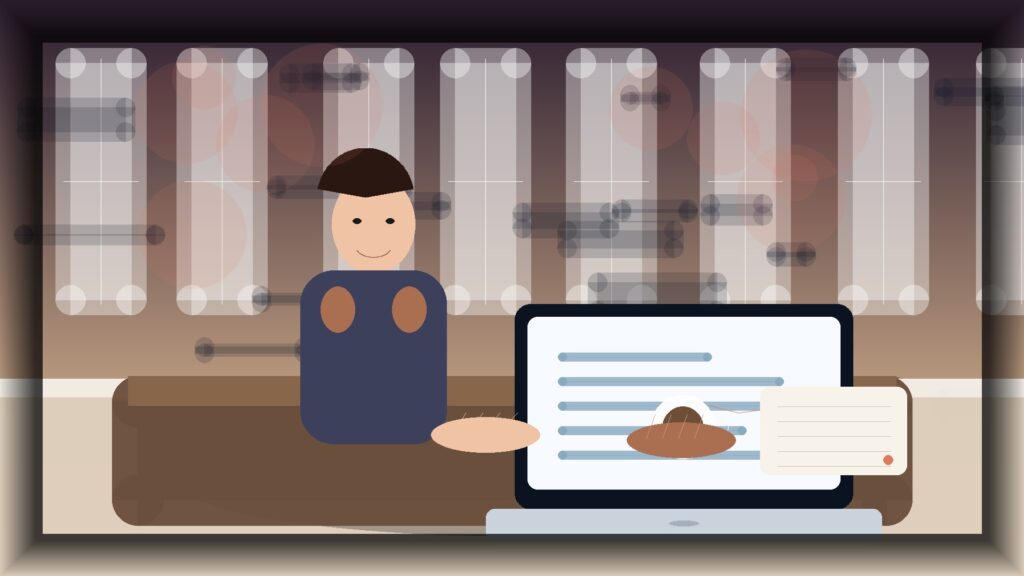 Imagem humanizada relacionada a Hospedagem para WordPress