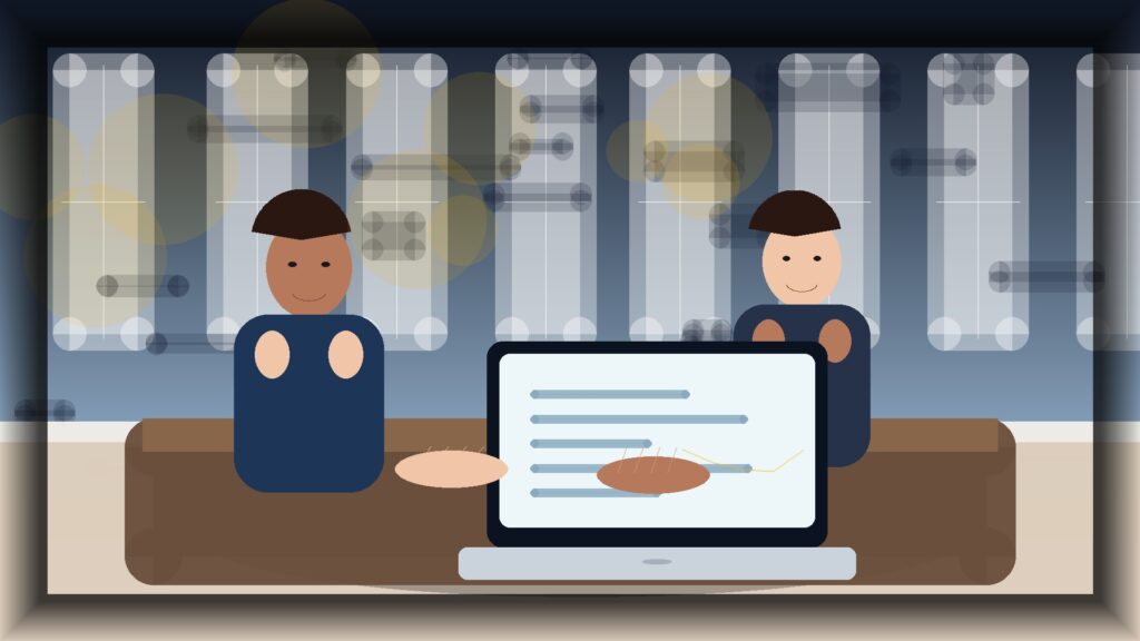 Imagem humanizada relacionada a Domínios e configuração de sites