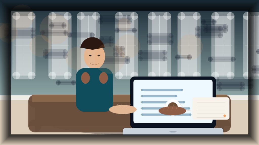 Imagem humanizada relacionada a Google Search Console
