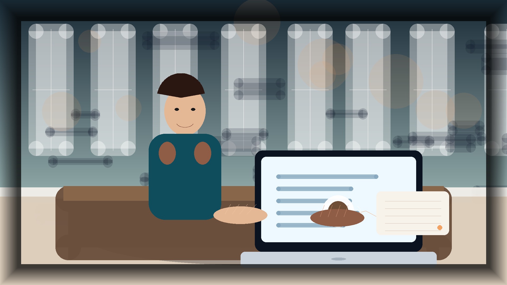 Imagem humanizada relacionada a Google Analytics