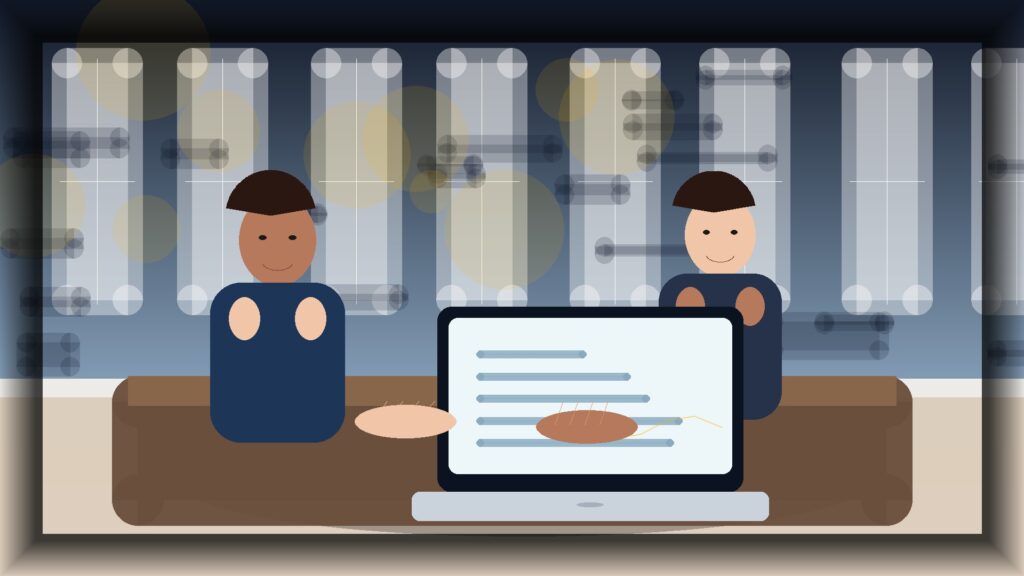 Imagem humanizada relacionada a Performance e velocidade de sites