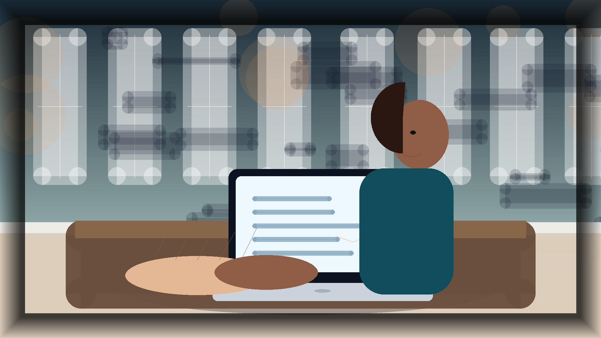Imagem humanizada relacionada a Desenvolvimento de sites profissionais