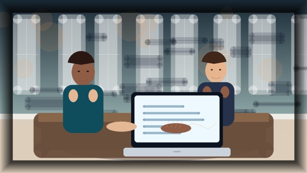 Imagem humanizada relacionada a Marketing digital para pequenas empresas