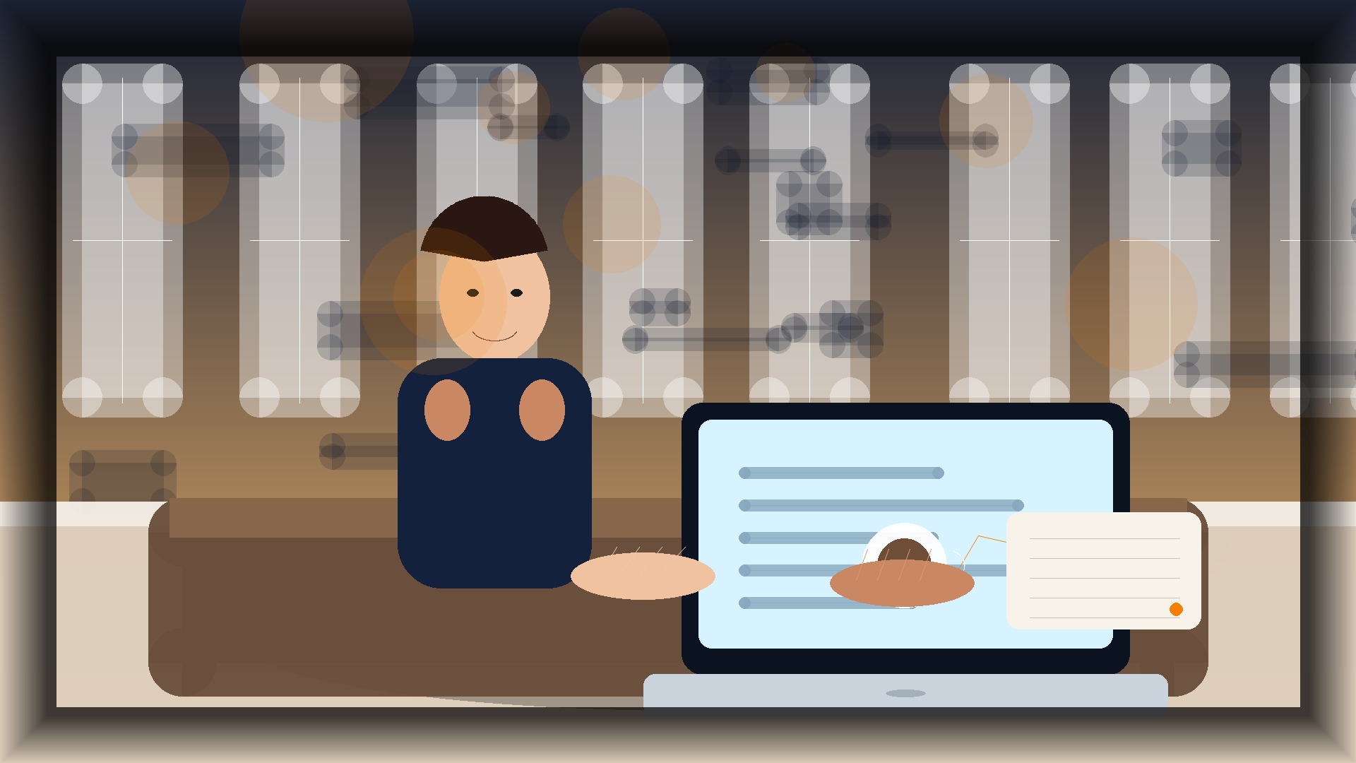 Imagem humanizada relacionada a Manutenção de sites