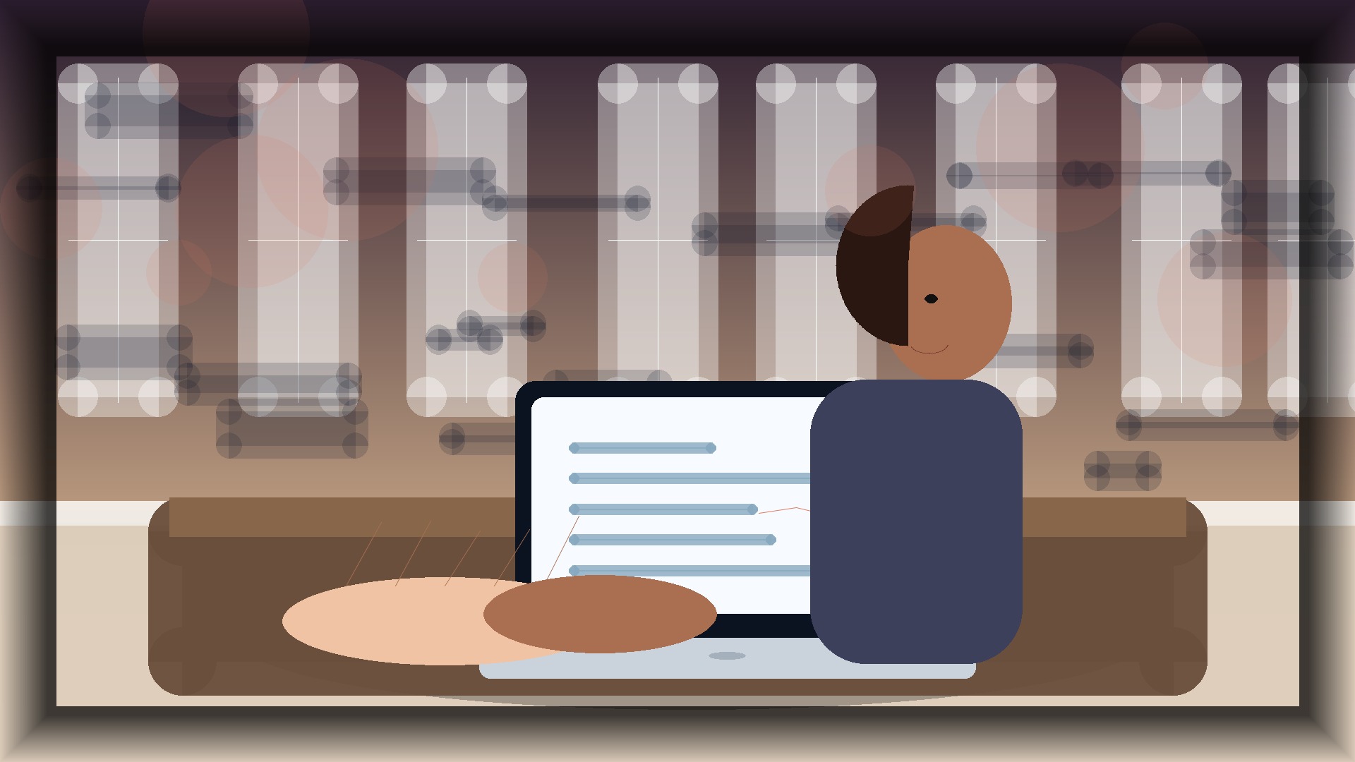 Imagem humanizada relacionada a Desenvolvimento de sites profissionais