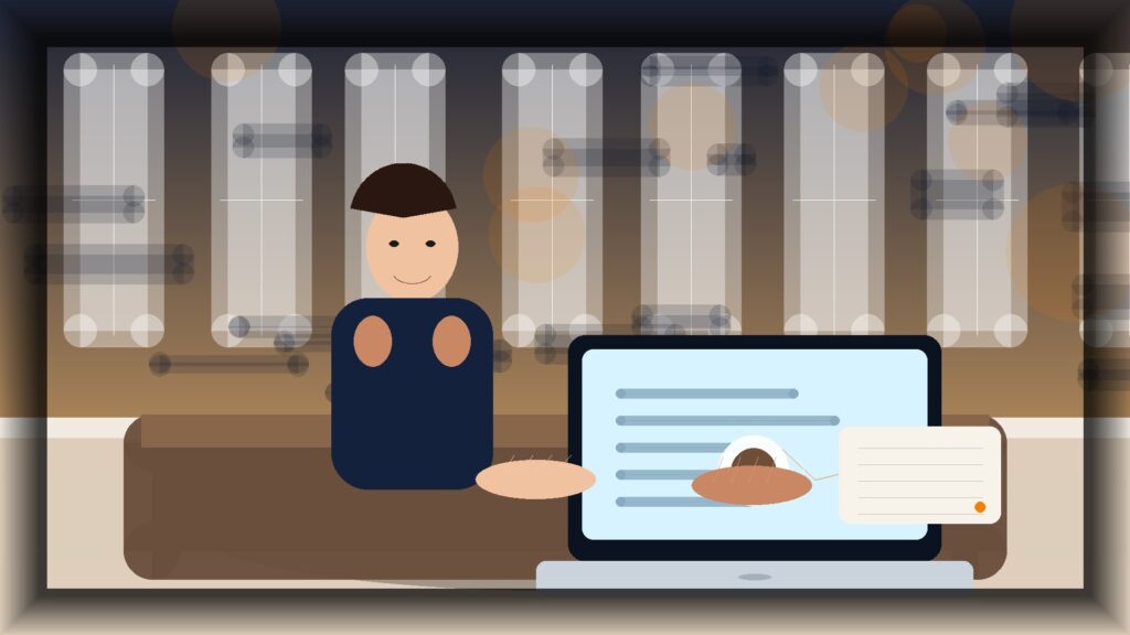 Imagem humanizada relacionada a Google Search Console