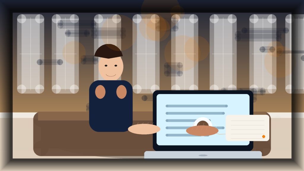 Imagem humanizada relacionada a Google Analytics