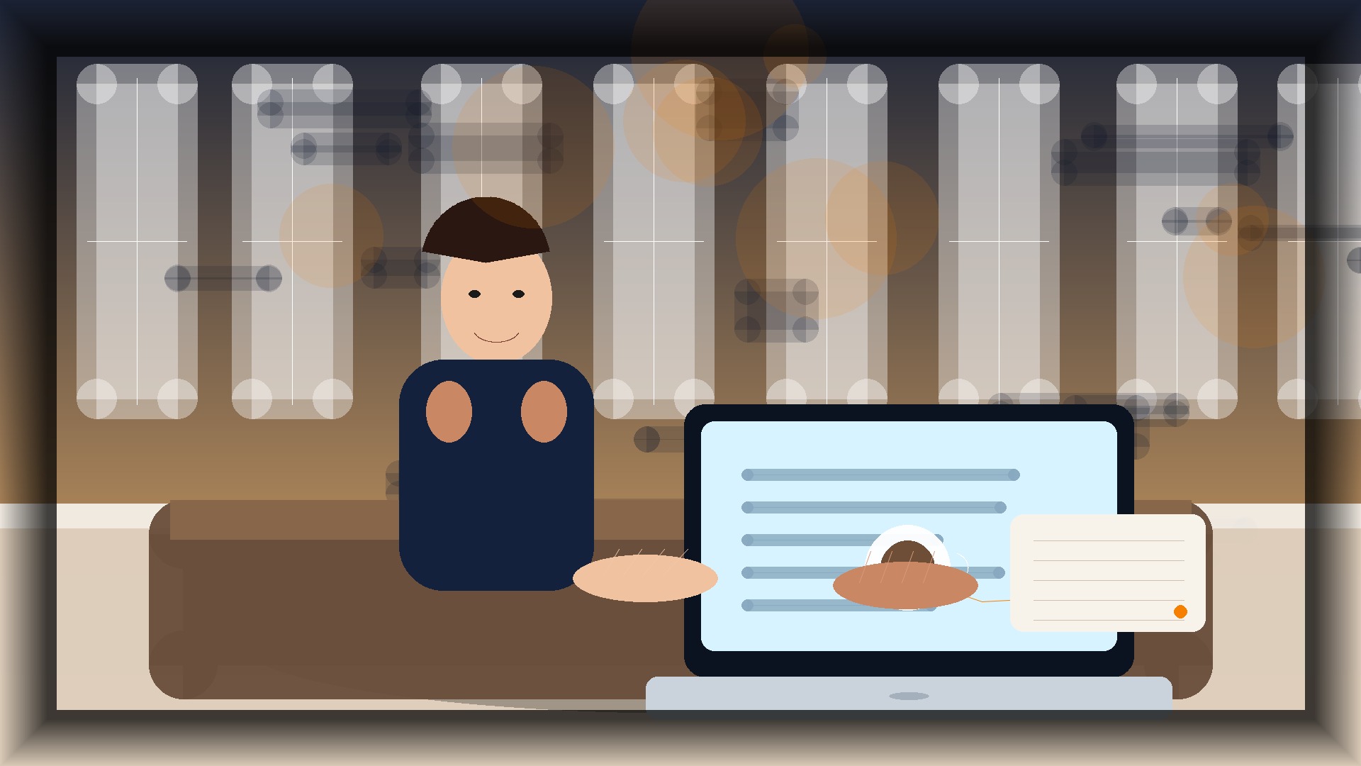 Imagem humanizada relacionada a Google Analytics