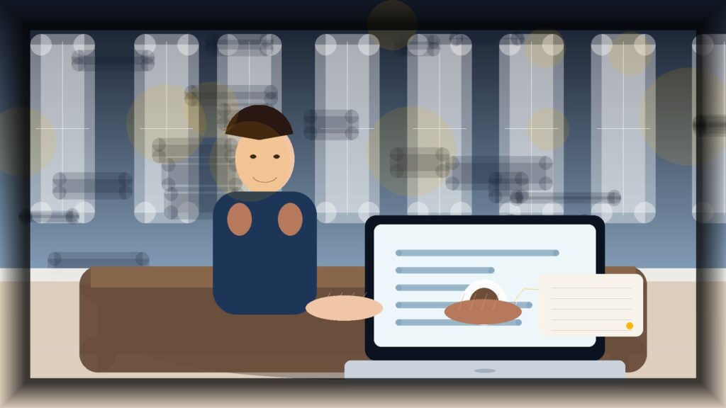 Imagem humanizada relacionada a Inteligência artificial no marketing