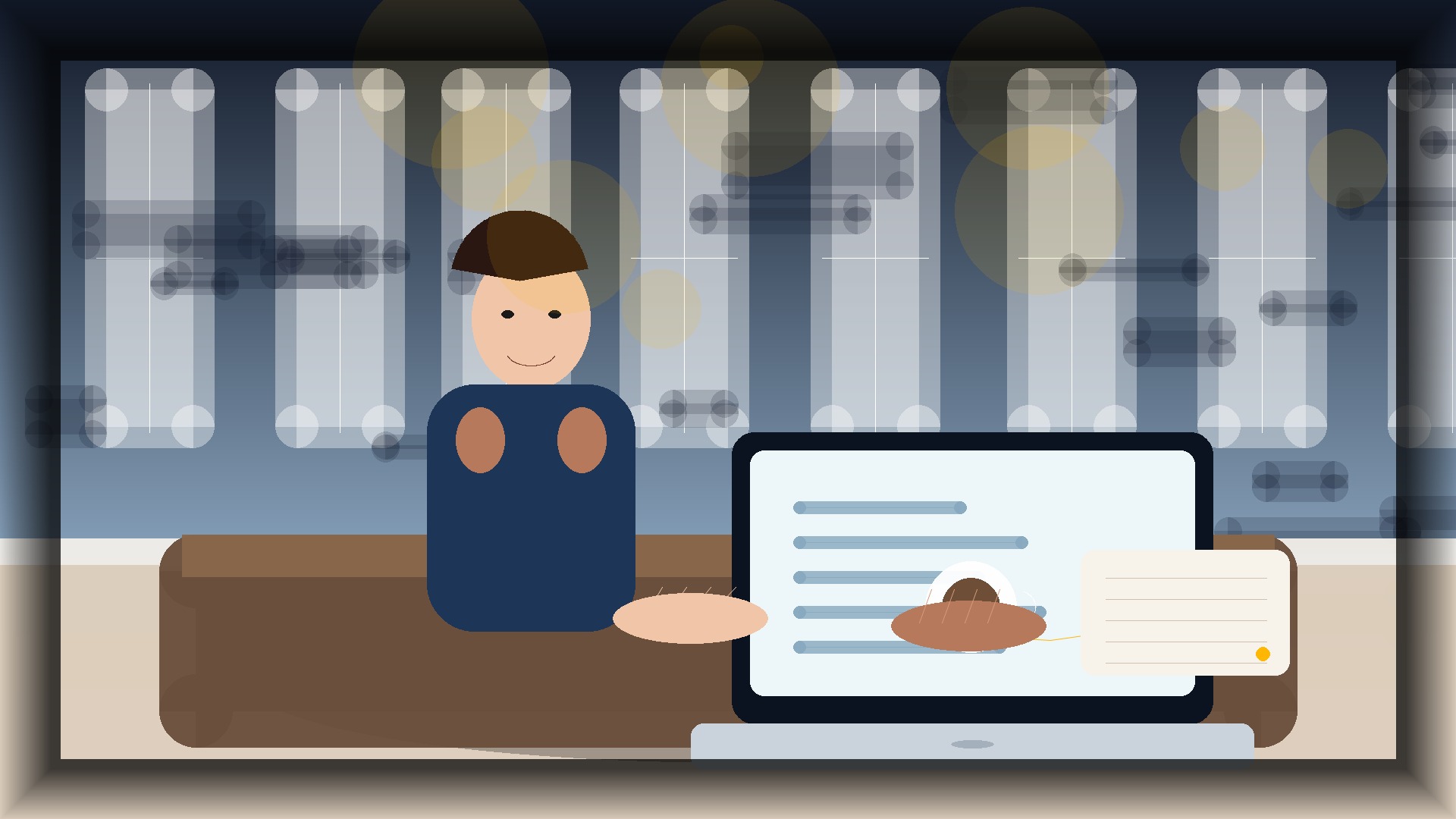 Imagem humanizada relacionada a Analytics e métricas digitais