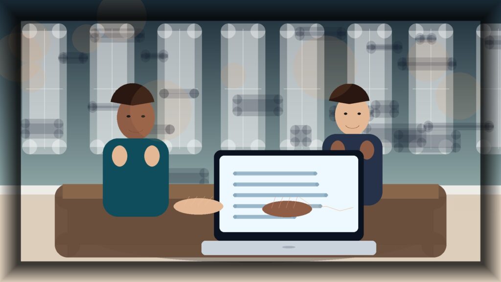 Imagem humanizada relacionada a Gestão de lojas online