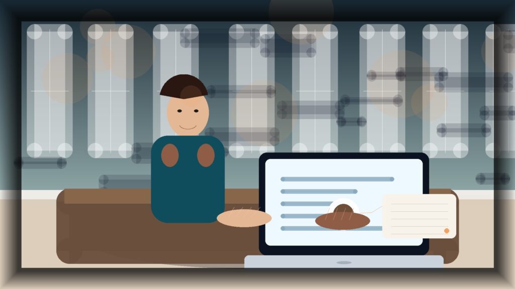 Imagem humanizada relacionada a Criação de conteúdo digital