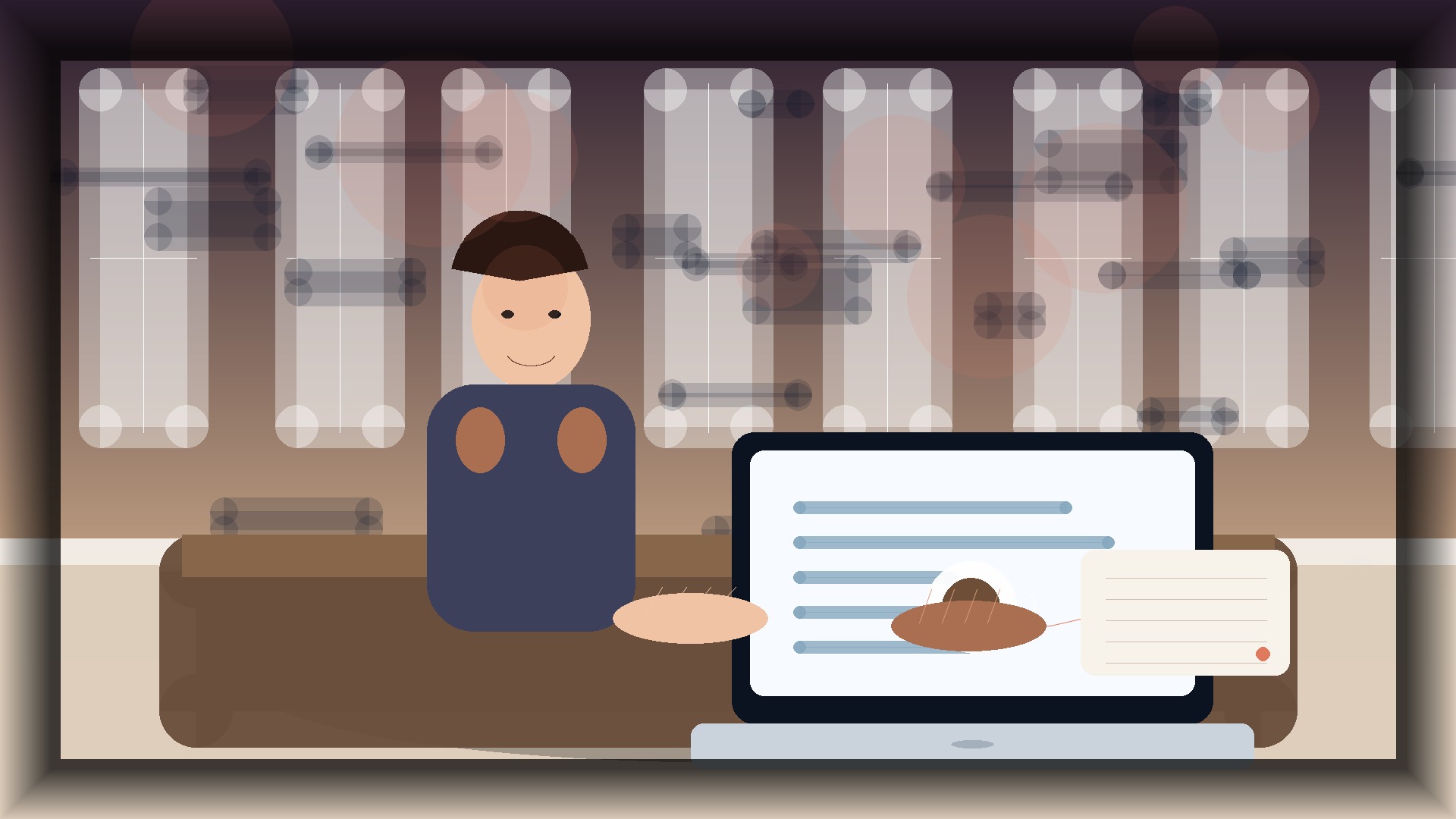 Imagem humanizada relacionada a Hospedagem para WordPress