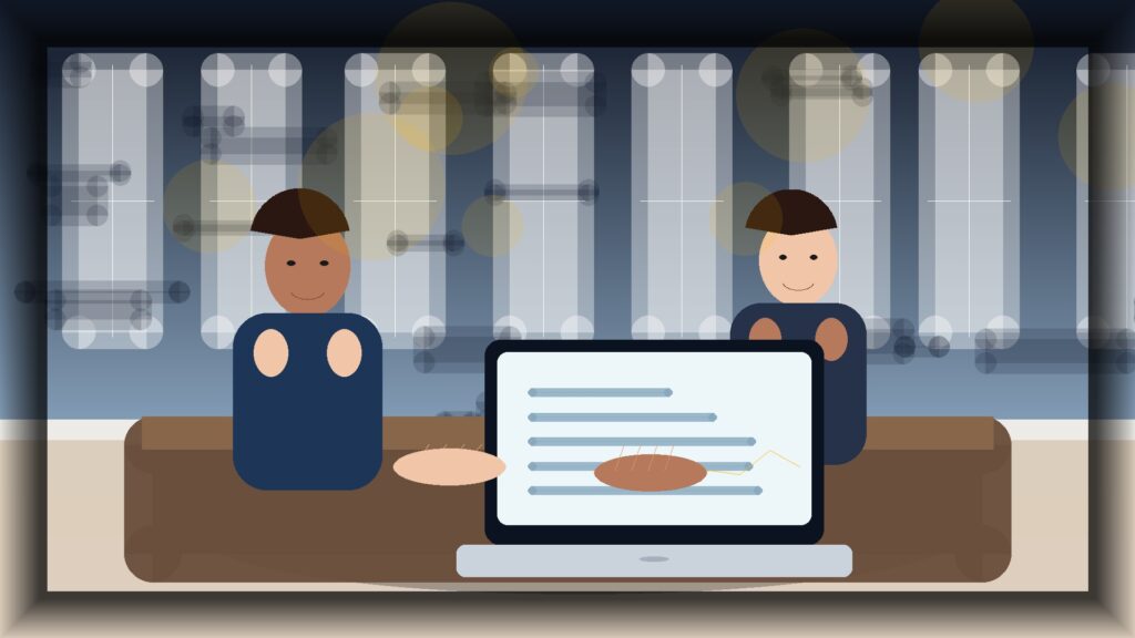 Imagem humanizada relacionada a Domínios e configuração de sites