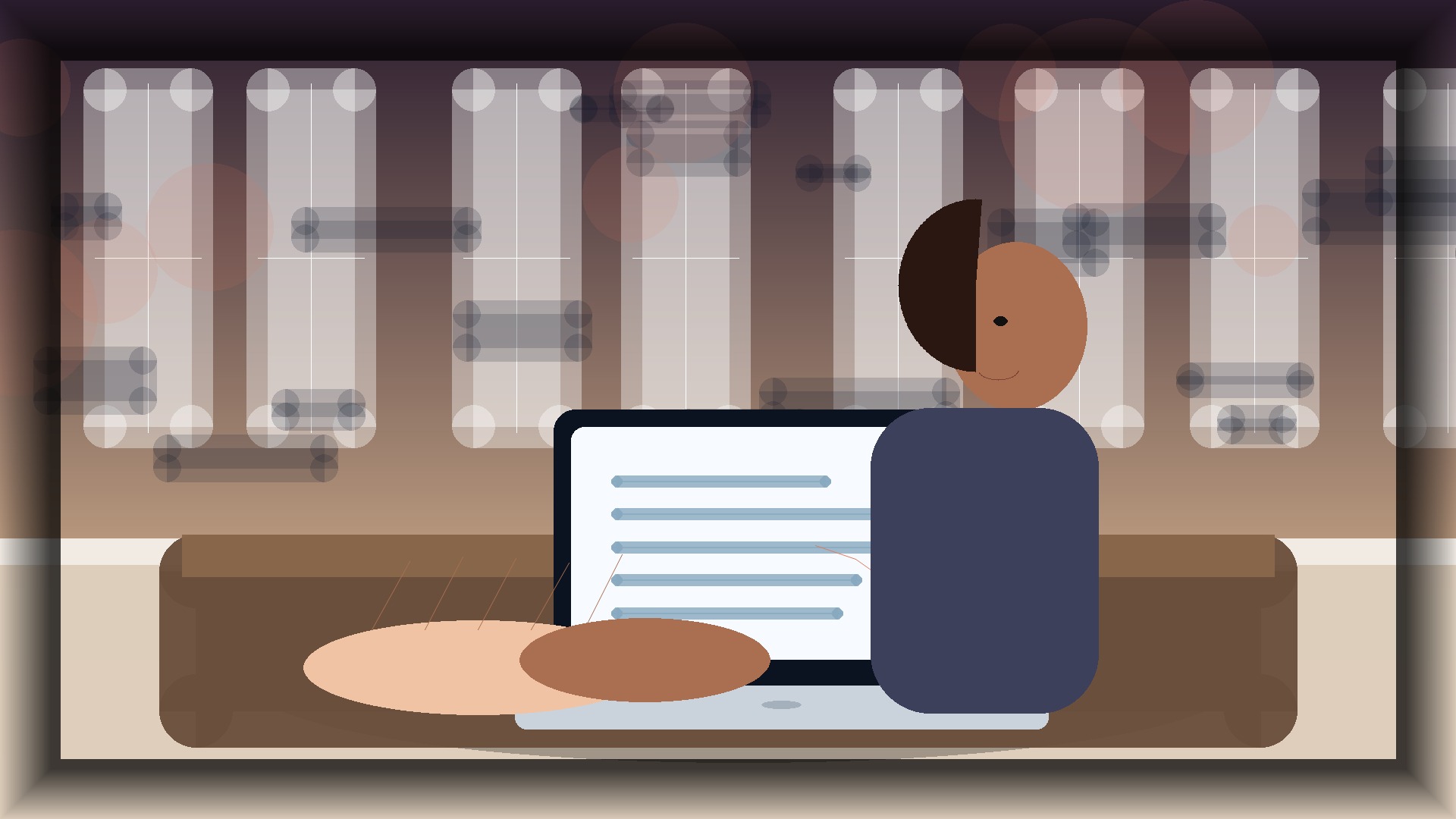 Imagem humanizada relacionada a Desenvolvimento de sites profissionais