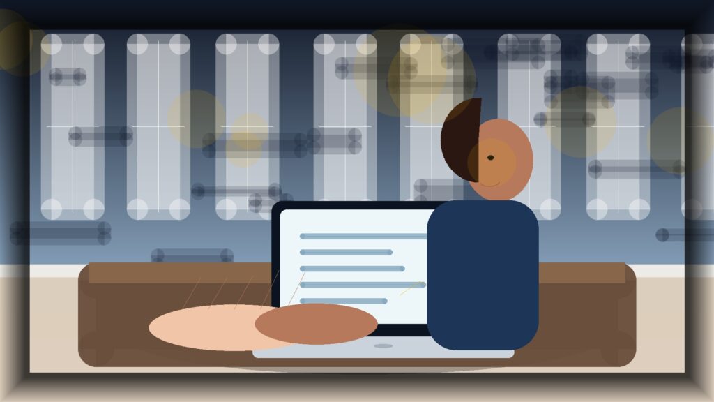 Imagem humanizada relacionada a Manutenção de sites