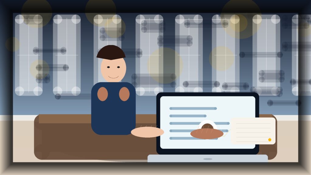 Imagem humanizada relacionada a Social media para negócios