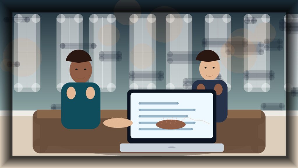 Imagem humanizada relacionada a Domínios e configuração de sites