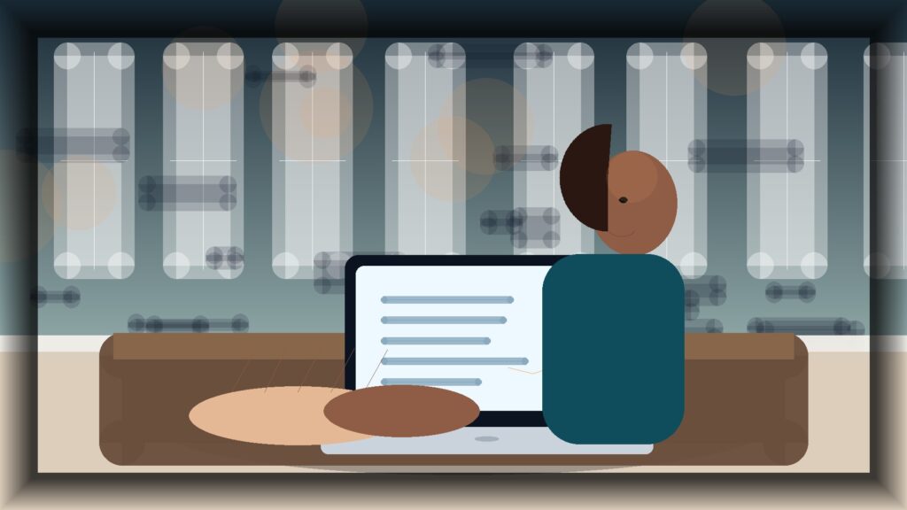 Imagem humanizada relacionada a Inteligência artificial no marketing