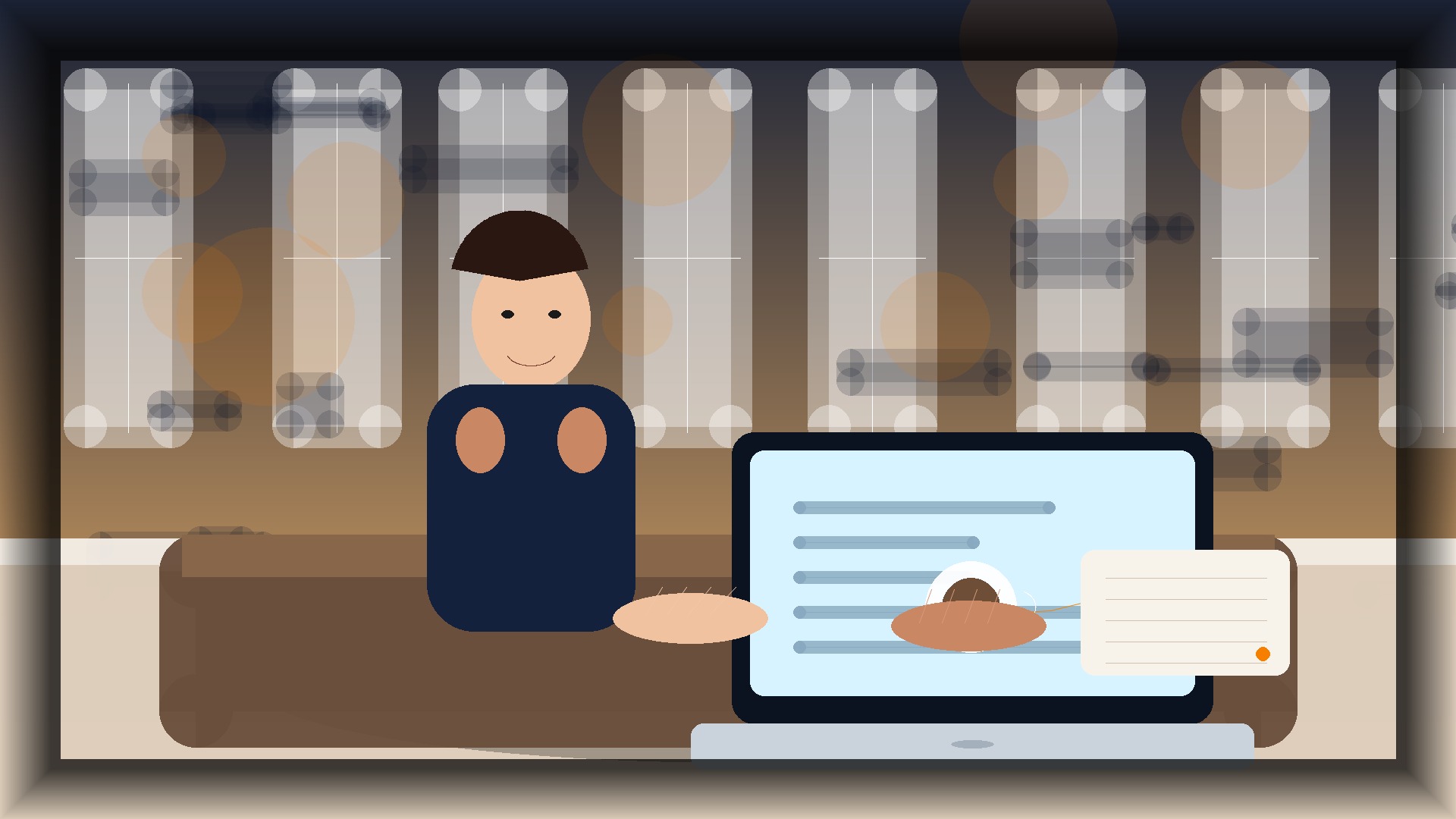 Imagem humanizada relacionada a Copywriting para sites
