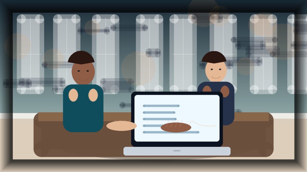 Imagem humanizada relacionada a Inteligência artificial no marketing