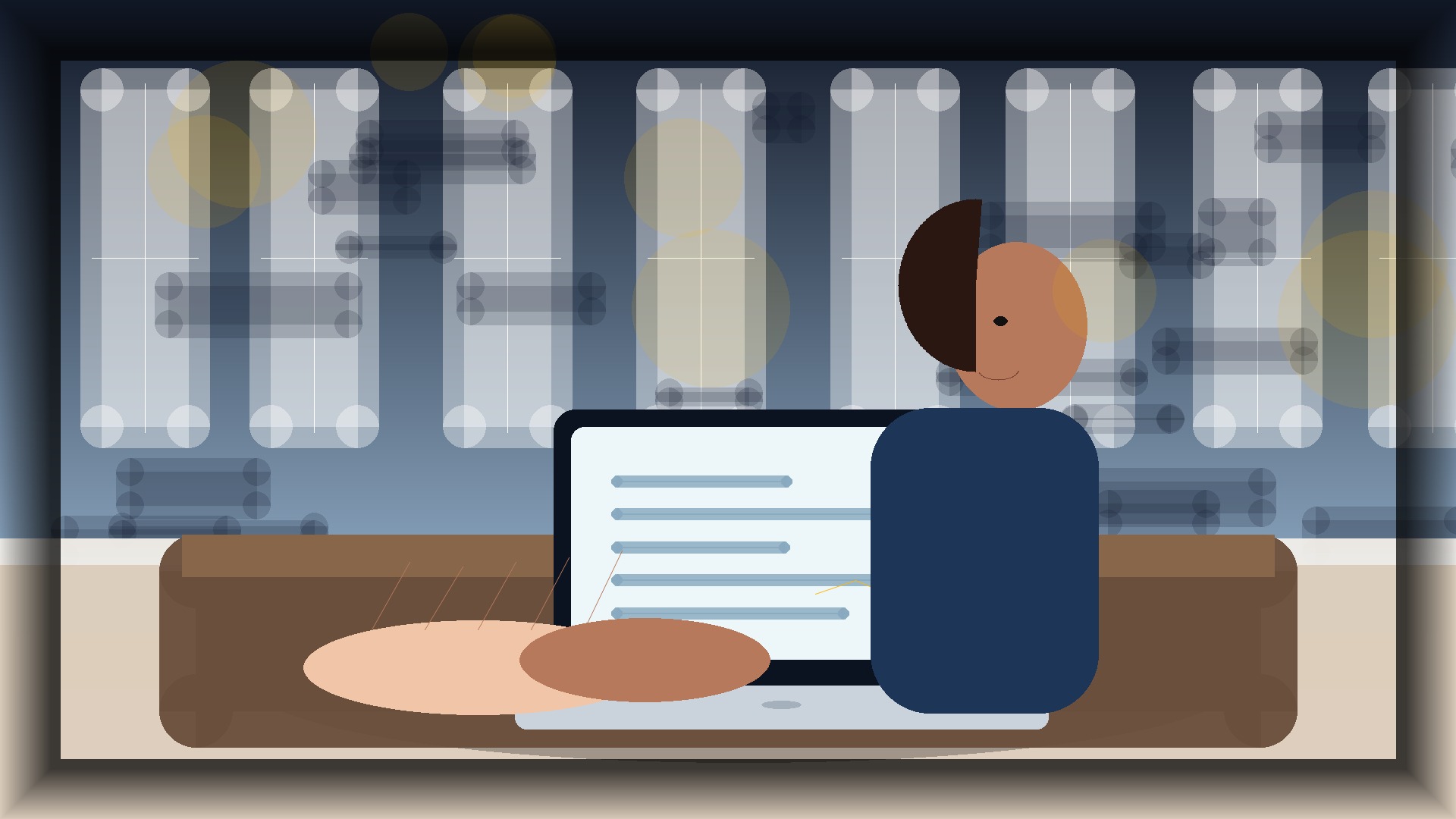 Imagem humanizada relacionada a Desenvolvimento de sites profissionais