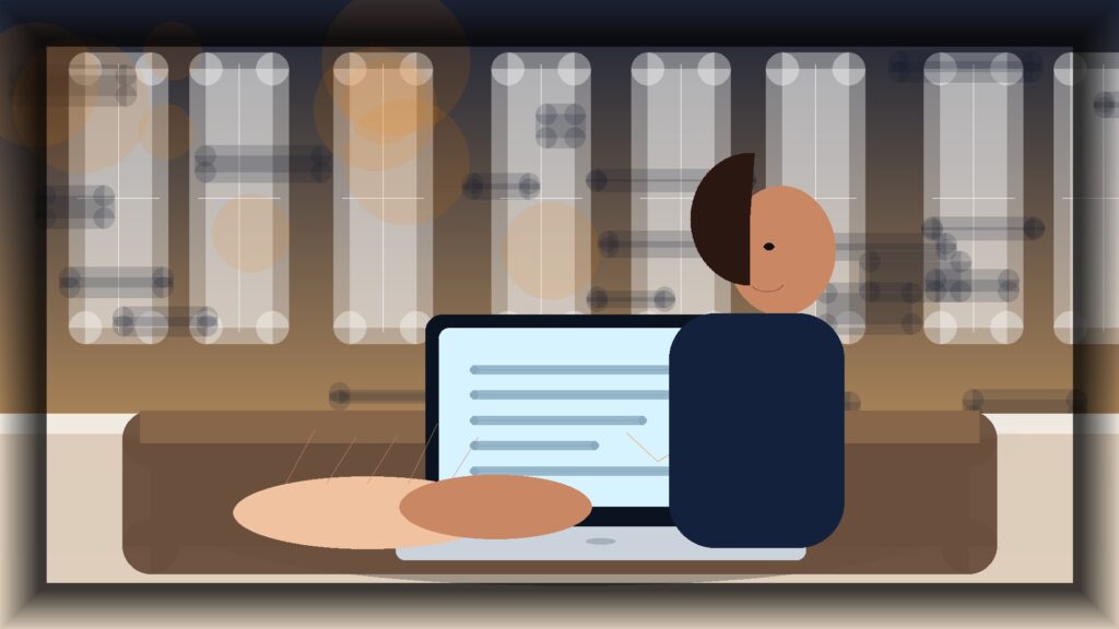 Imagem humanizada relacionada a Performance e velocidade de sites