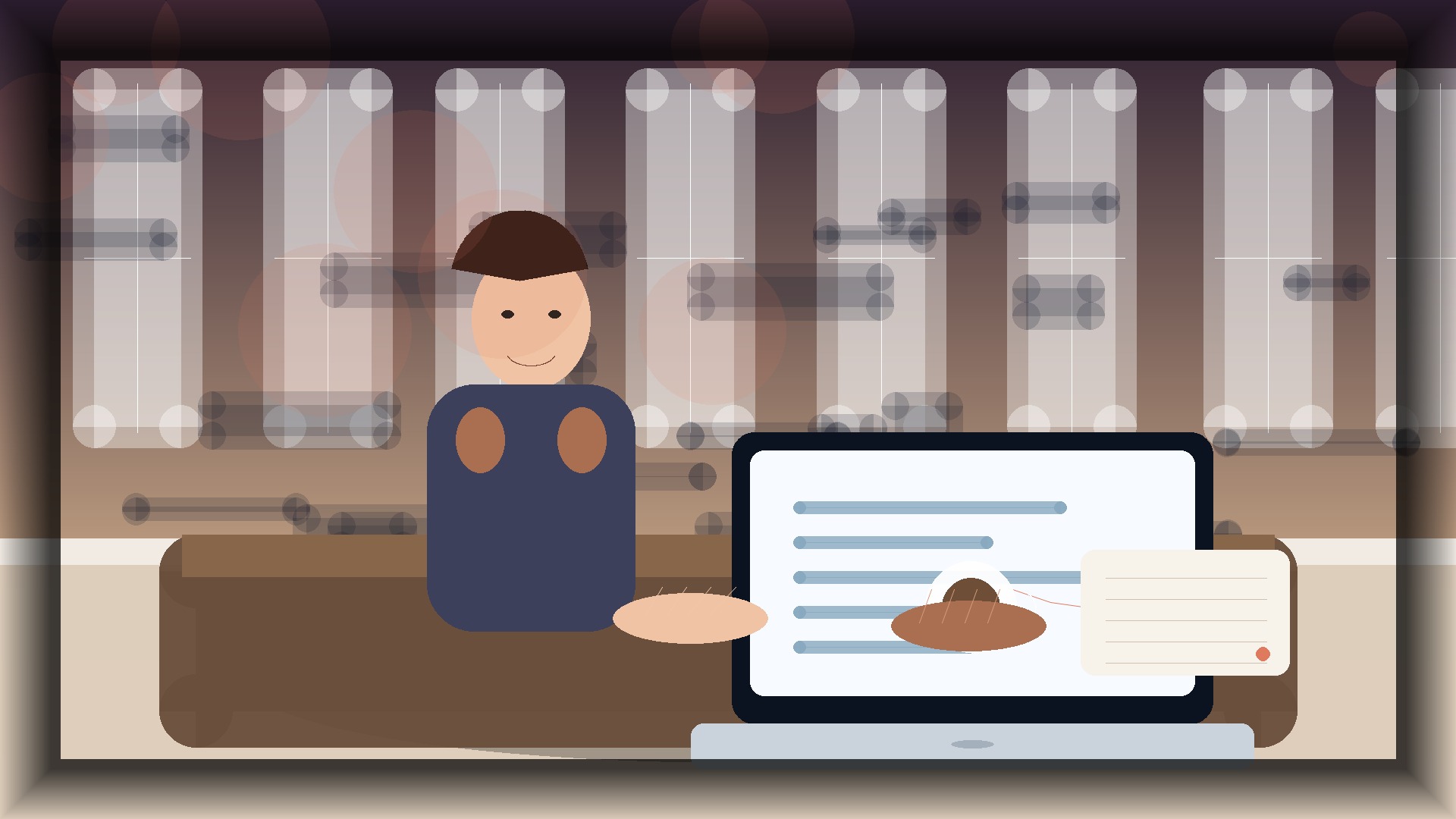 Imagem humanizada relacionada a Criação de conteúdo digital