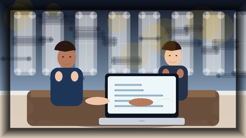Imagem humanizada relacionada a Analytics e métricas digitais