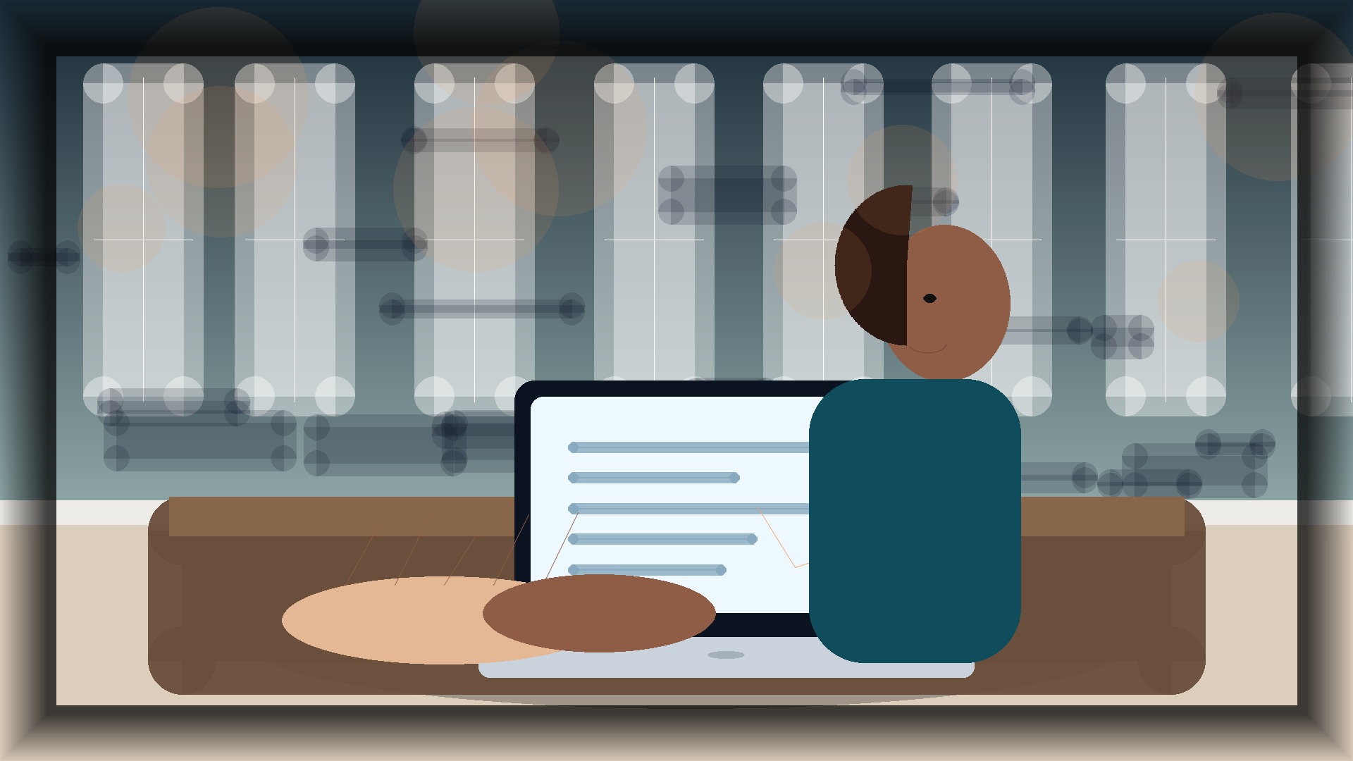 Imagem humanizada relacionada a Domínios e configuração de sites