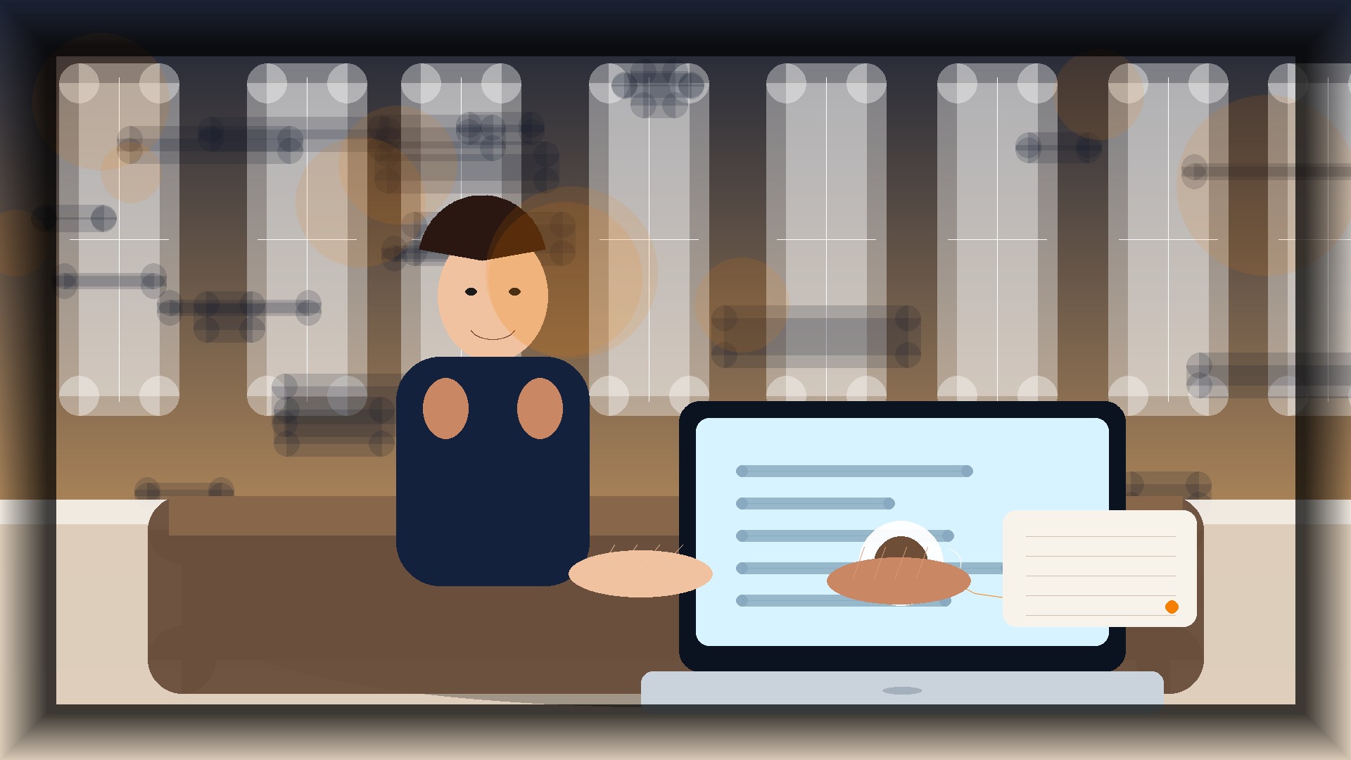 Imagem humanizada relacionada a Marketing digital para pequenas empresas