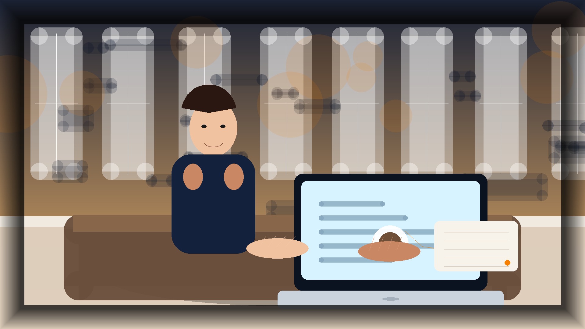 Imagem humanizada relacionada a Experiência do usuário em lojas virtuais