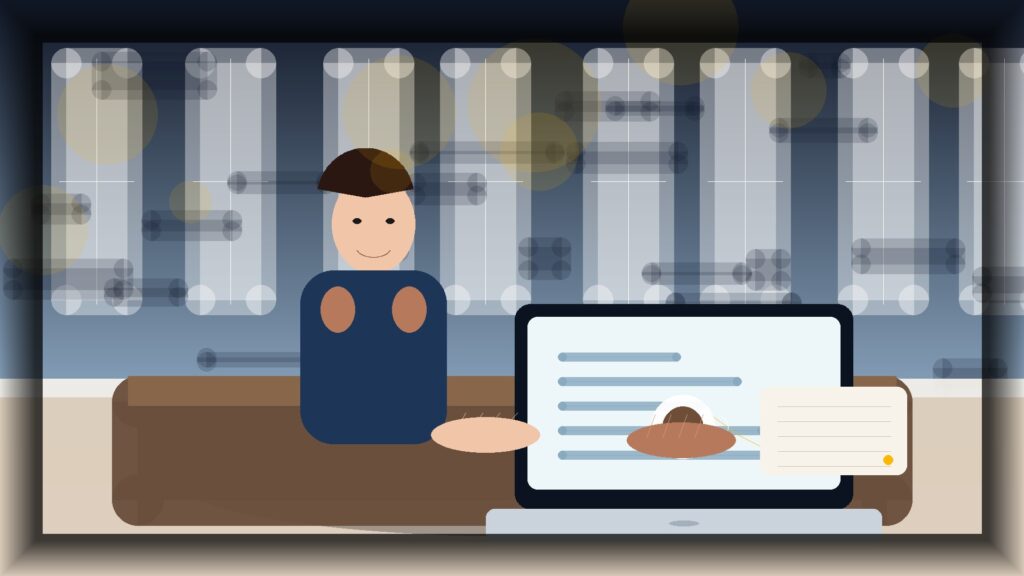 Imagem humanizada relacionada a Analytics e métricas digitais