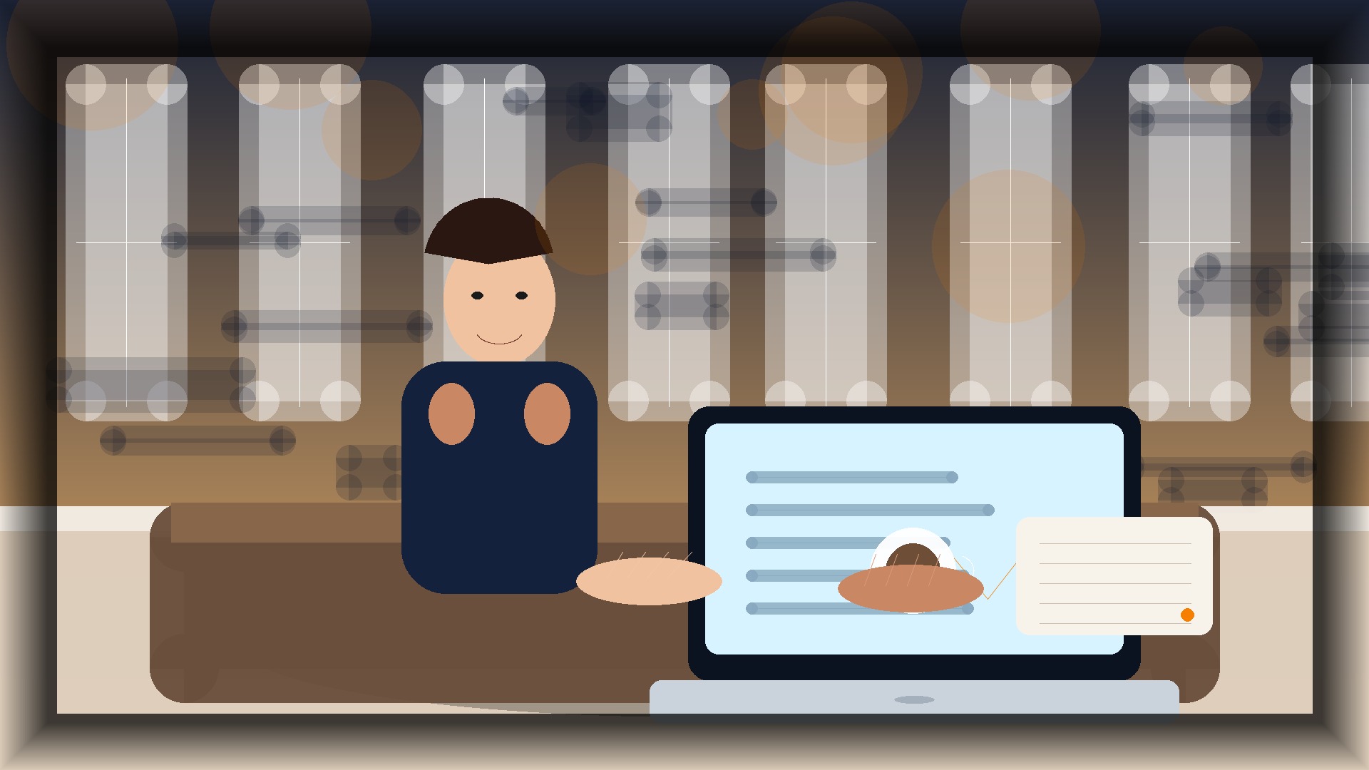 Imagem humanizada relacionada a Google Analytics