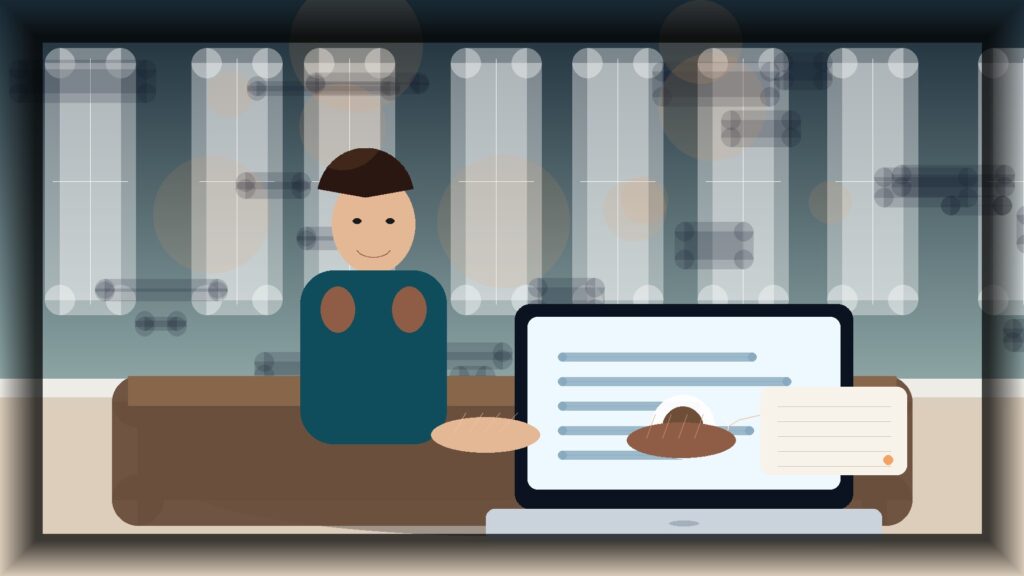 Imagem humanizada relacionada a Criação de lojas virtuais