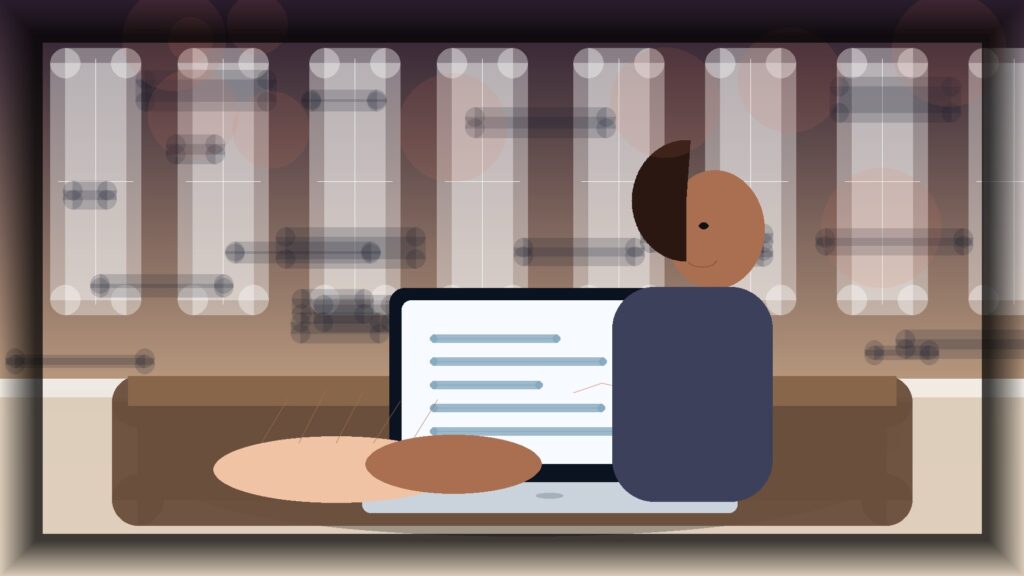 Imagem humanizada relacionada a Desenvolvimento de sites profissionais