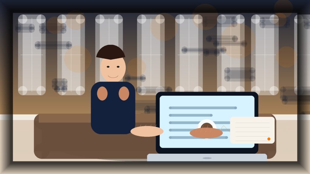 Imagem humanizada relacionada a Performance e velocidade de sites