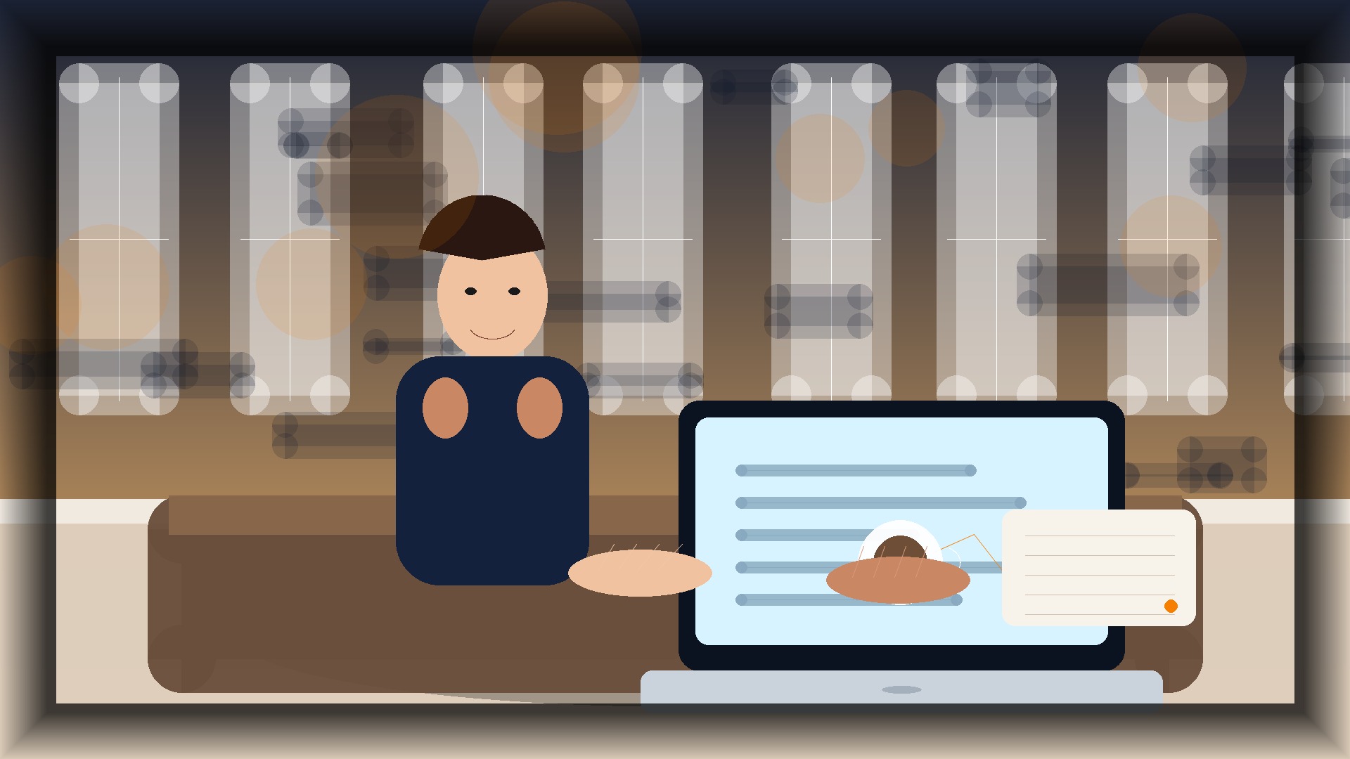 Imagem humanizada relacionada a Marketing digital para pequenas empresas