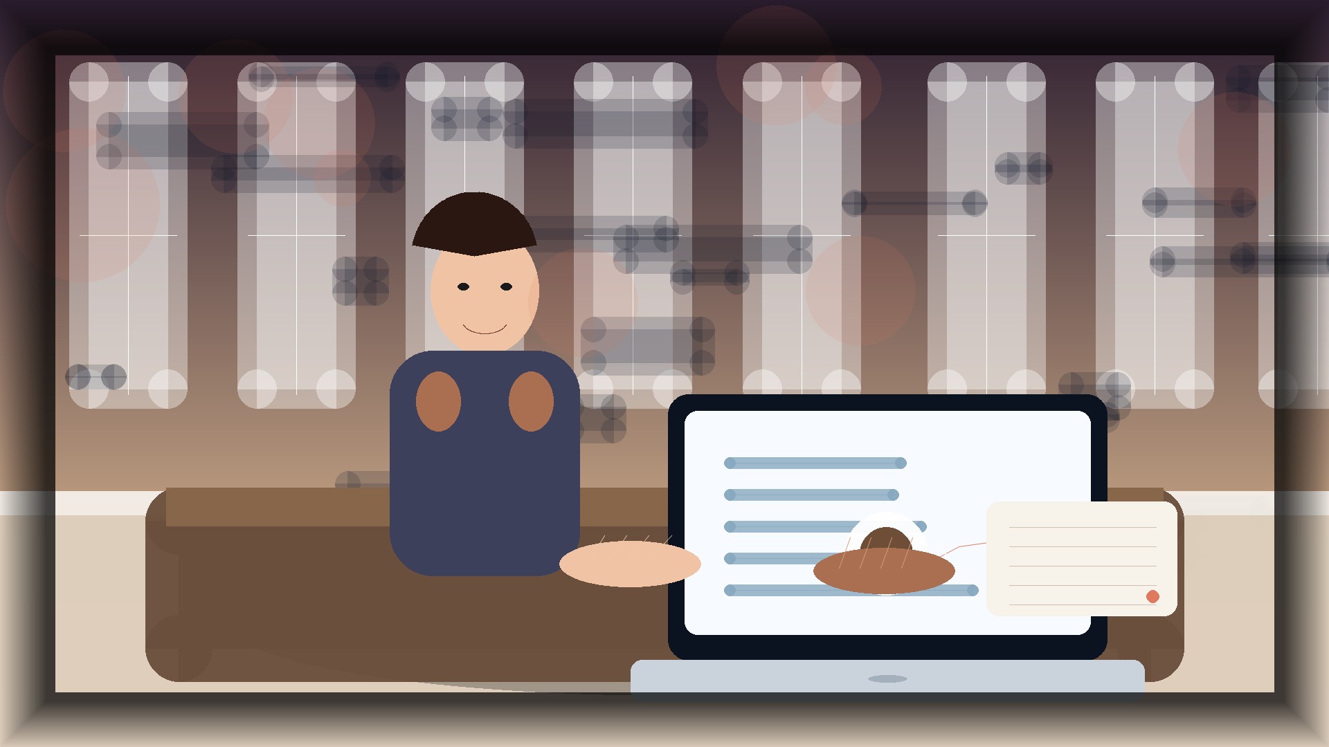 Imagem humanizada relacionada a Manutenção de sites