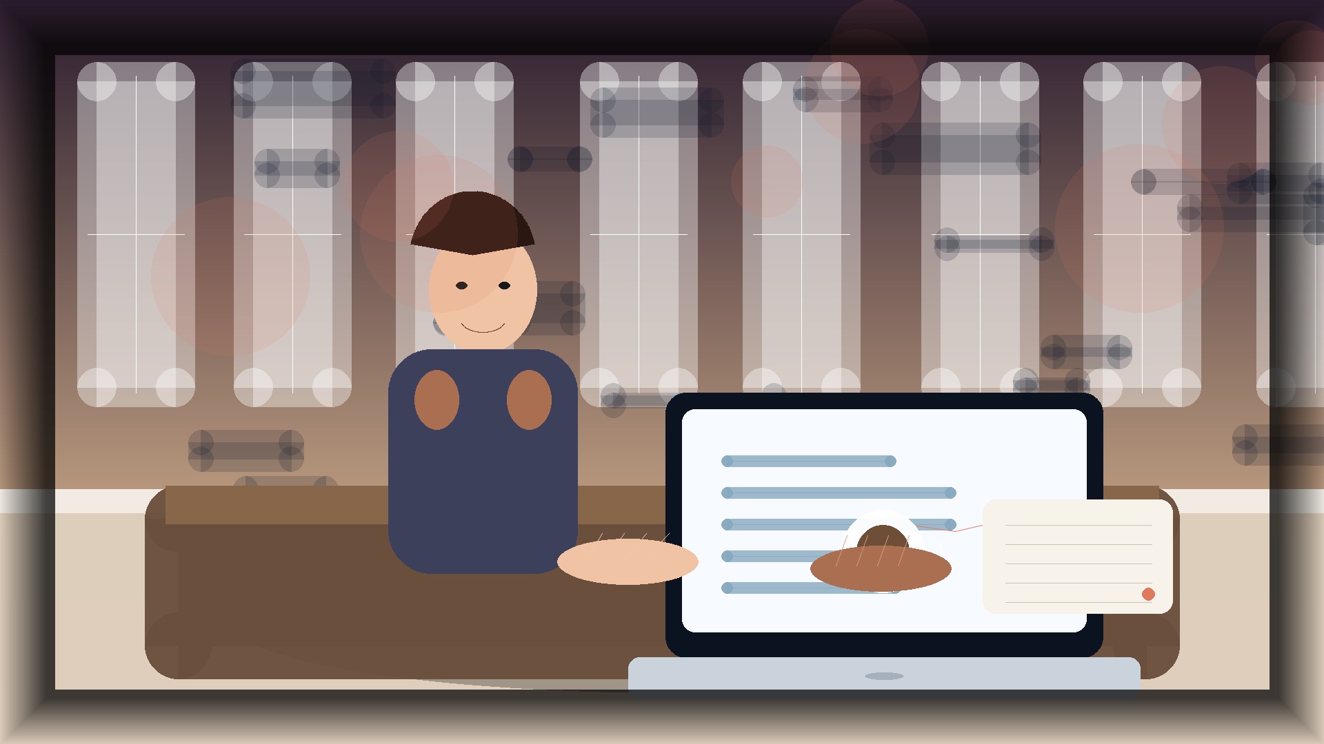 Imagem humanizada relacionada a Domínios e configuração de sites